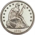 1861 Liberty Seated $1 PCGS Proof 63