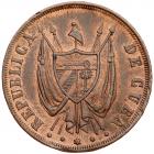 Cuba. Copper Pattern 20 Centavos, 1870 EF