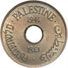 Palestine. 10 Mils, 1941 PCGS MS65