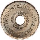 Palestine. 20 Mils, 1927 PCGS MS65