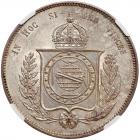 Brazil. 2000 Reis, 1863 NGC MS65 - 2