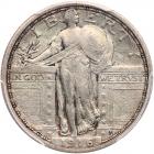 1916 Liberty Standing 25C PCGS EF40