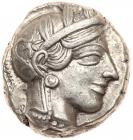 Attica, Athens. Silver Tetradrachm (17.11 g), ca. 454-404 BC EF