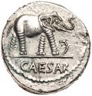 Julius Caesar. Silver Denarius (3.82 g), 49-48 BC EF