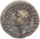 Divus Augustus. AE As (10.95 g), died AD 14 VF