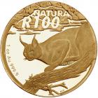 South Africa. Natura Launch set: 100 Rand, 2004 Choice Brilliant Proof - 2