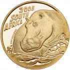 South Africa. 100 Rand, 2005 Choice Brilliant Proof