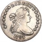 1798 Bust $1. Heraldic Eagle, 10 Arrows