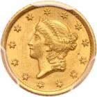 1853-O $1 Gold Liberty PCGS MS62