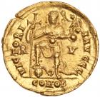 Valentinian III. Gold Solidus (4.40 g), AD 425-455 EF - 2