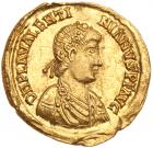 Visigoths. Pseudo-Imperial Series. Gold Solidus (4.42 g), in Gaul, 417-507 Nearl