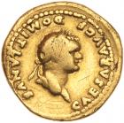 Domitian. Gold Aureus (6.77 g), as Caesar, AD 69-81 Fine