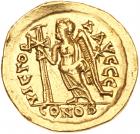 Leo I. Gold Solidus (4.36 g), AD 457-474 VF - 2