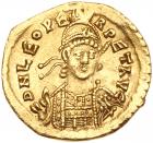 Leo I. Gold Solidus (4.36 g), AD 457-474 VF