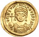 Justinian I. Gold Solidus (4.36 g), 527-565 EF