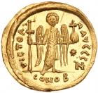 Justinian I. Gold Solidus (4.36 g), 527-565 EF - 2