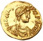 Anastasius I. Gold Tremissis (1.43 g), 491-518 EF