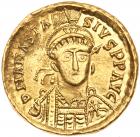 Merovingians. Pseudo-Imperial Series. Gold Solidus (4.41 g), ca. 491-560 Nearly