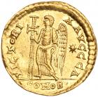 Merovingians. Pseudo-Imperial Series. Gold Solidus (4.41 g), ca. 491-560 Nearly - 2