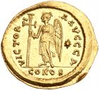 Anastasius I. Gold Solidus (4.42 g), 491-518 Nearly EF - 2