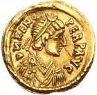 Visigoths. Pseudo-Imperial Series. Gold Tremissis (1.33 g), in Gaul, 417-507 Cho