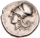 Bruttium, Medma. Silver Stater (8.47 g), 330-317 BC EF - 2