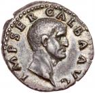 Galba. Silver Denarius (3.41 g), AD 68-69 EF