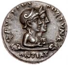 Augustus. Silver Denarius (4.17 g), 27 BC-AD 14 EF