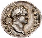 Titus. Silver Denarius (3.42 g), as Caesar, AD 69-79 EF