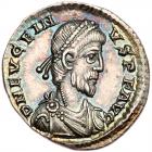 Eugenius. Silver Siliqua (2.12 g), AD 392-394 Superb EF