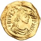 Justin II. Gold Tremissis (1.36 g), 565-578 EF