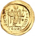 Justinian I. Gold Solidus (4.40 g), 527-565 EF - 2