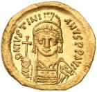 Justinian I. Gold Solidus (4.34 g), 527-565 EF