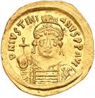 Justinian I. Gold Solidus (4.36 g), 527-565 VF