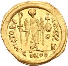 Justinian I. Gold Solidus (4.36 g), 527-565 VF - 2