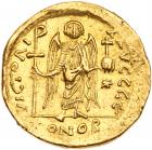 Justinian I. Gold Solidus (4.36 g), 527-565 Choice VF - 2