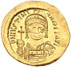 Justinian I. Gold Solidus (4.35 g), 527-565 Choice VF