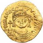 Maurice Tiberius. Gold Solidus (4.44 g), 582-602 VF