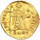 Maurice Tiberius. Gold Solidus (4.44 g), 582-602 VF - 2