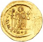 Maurice Tiberius. Gold Solidus (4.26 g), 582-602 About VF - 2