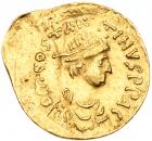 Tiberius II Constantine. Gold Tremissis (1.34 g), 578-582 VF