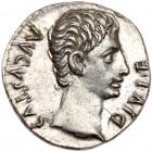 Augustus, 27 BC-14 AD. Silver Denarius (3.9g) Nearly Mint State