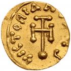 Justinian II, (first reign) 685-695. Gold Semissis (2.08g) Choice VF - 2