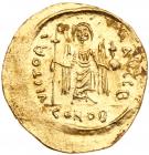 Phocas. Gold Solidus (4.38 g), 602-610 About EF - 2