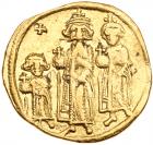 Heraclius. Gold Solidus (4.21 g), 610-641 VF