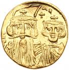 Constans II. Gold Solidus (4.32 g), 641-668 Choice VF