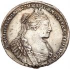 Russia. Rouble, 1734 NGC About Unc