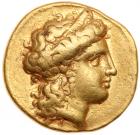 Lucania, Metapontion. Alexander the Molossian. Ca. 334-322 BC. Gold Tetr