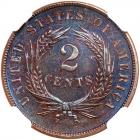 1864 2C. Sm Motto NGC MS66 - 2