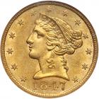 1847 $5 Liberty NGC MS62